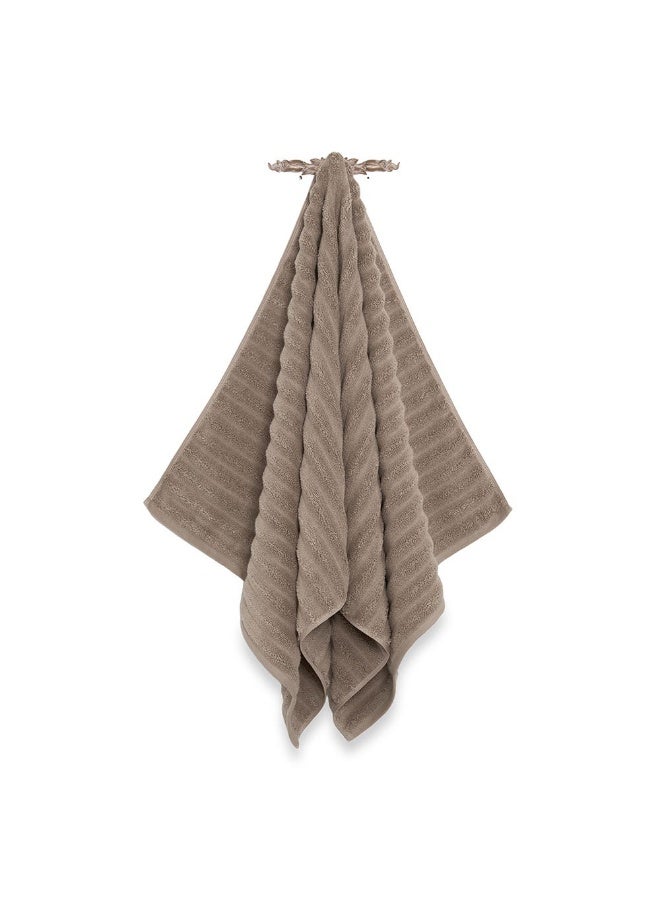 Wave Zero Twist Bath Towel Linen - 650Gsm 76X152Cm