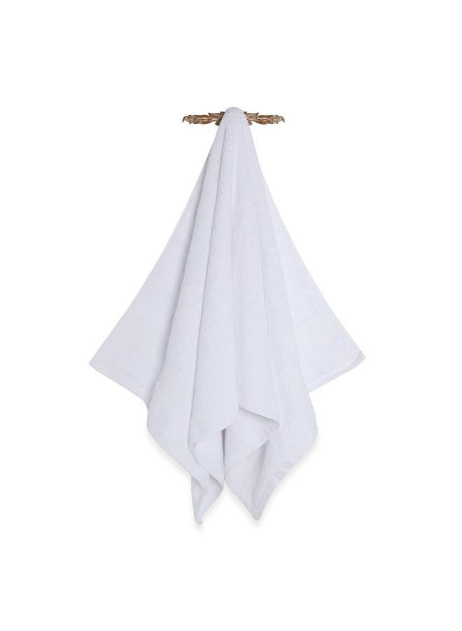 Egyptian Cotton 720 Gsm Bath Towel White - 140X70Cm