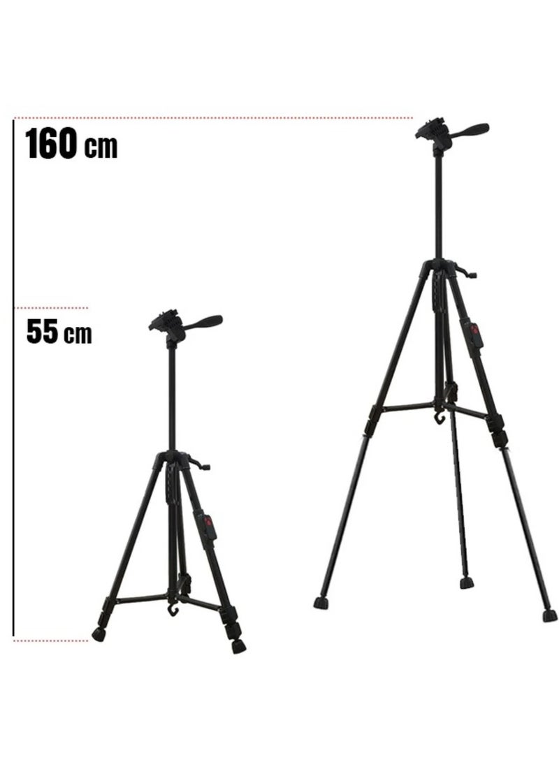 DC-800 Portable Tripod with Self Timer – Lightweight Adjustable Stand for Perfect Photography and Videography