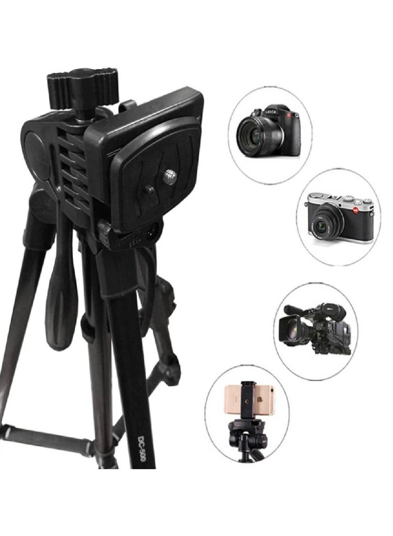 DC-800 Portable Tripod with Self Timer – Lightweight Adjustable Stand for Perfect Photography and Videography