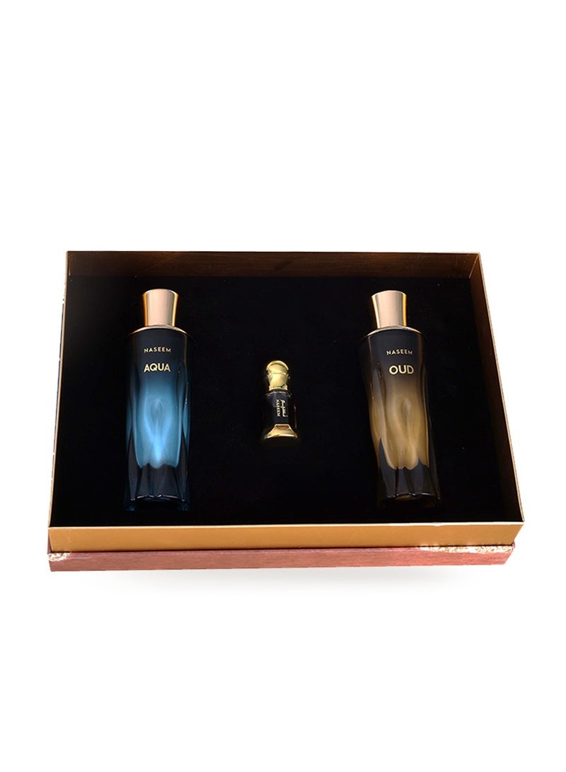 Hubbuk Gift Set (3 pcs) - Premium Perfume Collection with Long-Lasting Fragrance, Exotic and Multi-Layered Scent for Men and Women, Perfect for Every Occasion, Ideal Gift Choice
