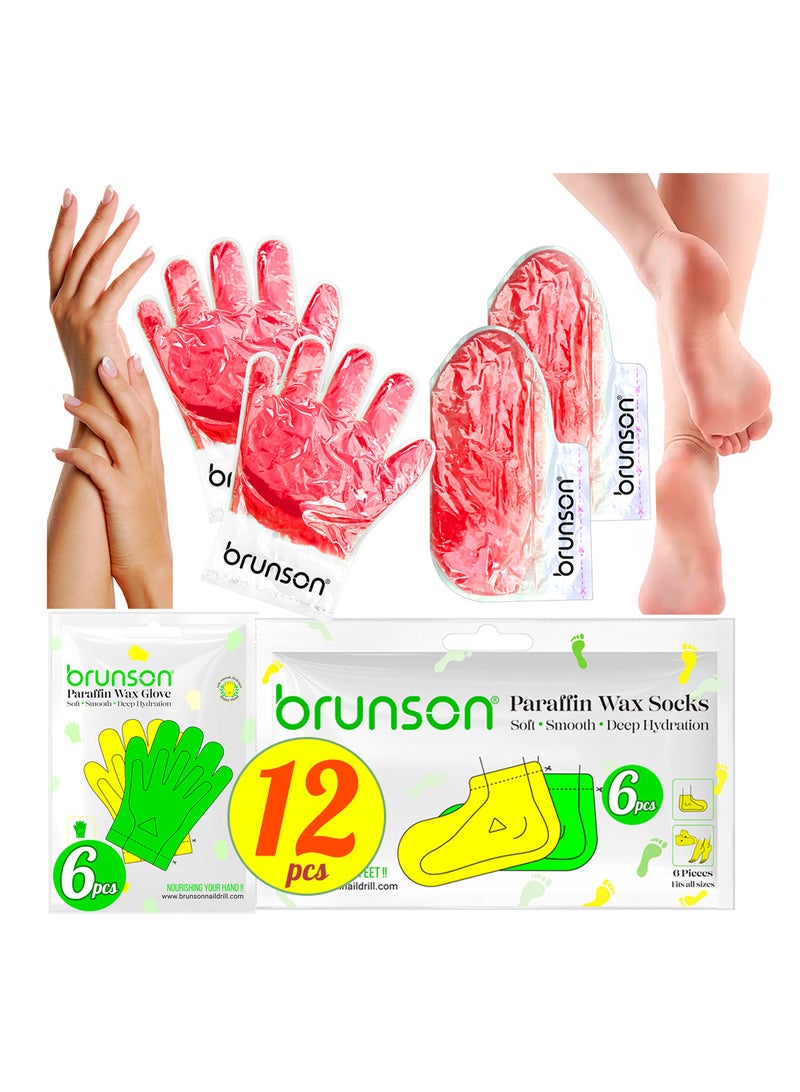 Disposable Paraffin Wax Gloves and Socks for Hands and Feet Soft smooth and deeply hydrating Dual paraffin wax treatment offers soothing therapy for both hands and feet leaving skin rejuvenated