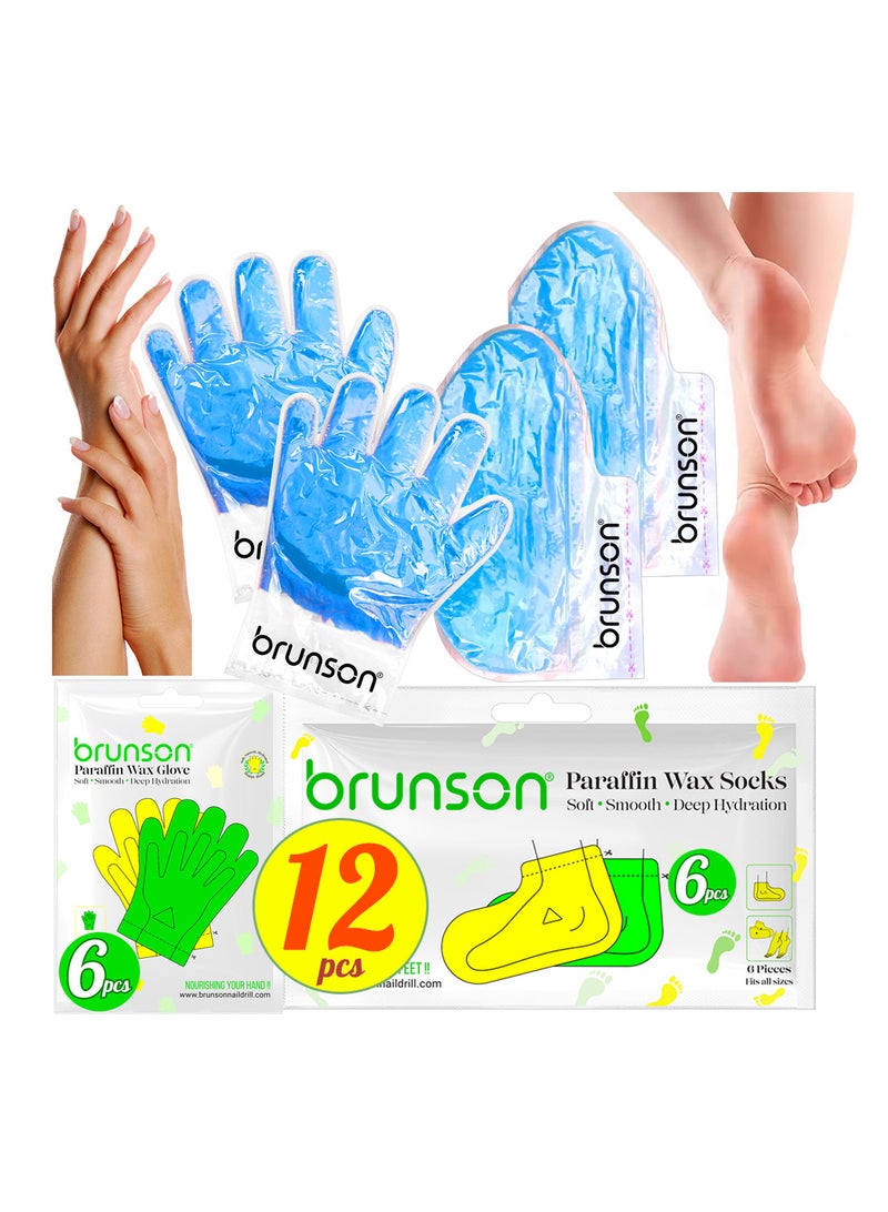 Disposable Paraffin Wax Gloves and Socks for Hands and Feet Soft smooth and deeply hydrating Dual paraffin wax treatment offers soothing therapy for both hands and feet leaving skin rejuvenated