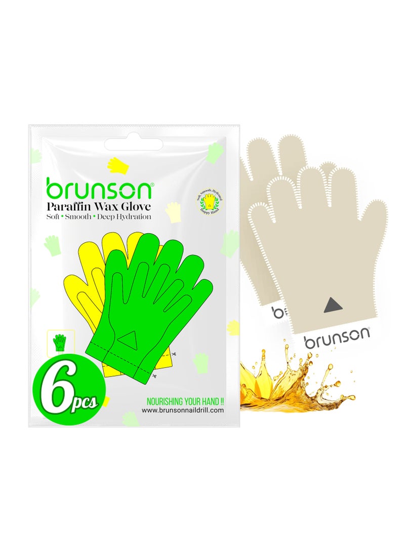 Paraffin Wax Gloves for Hand Manicure Nourishing Gloves Paraffin Wax For Moisturizing Hydrating Hands Scented Disposable Microwaveable Thermal Therapy Soft Smooth Deeply Hydrates Wax Therapy