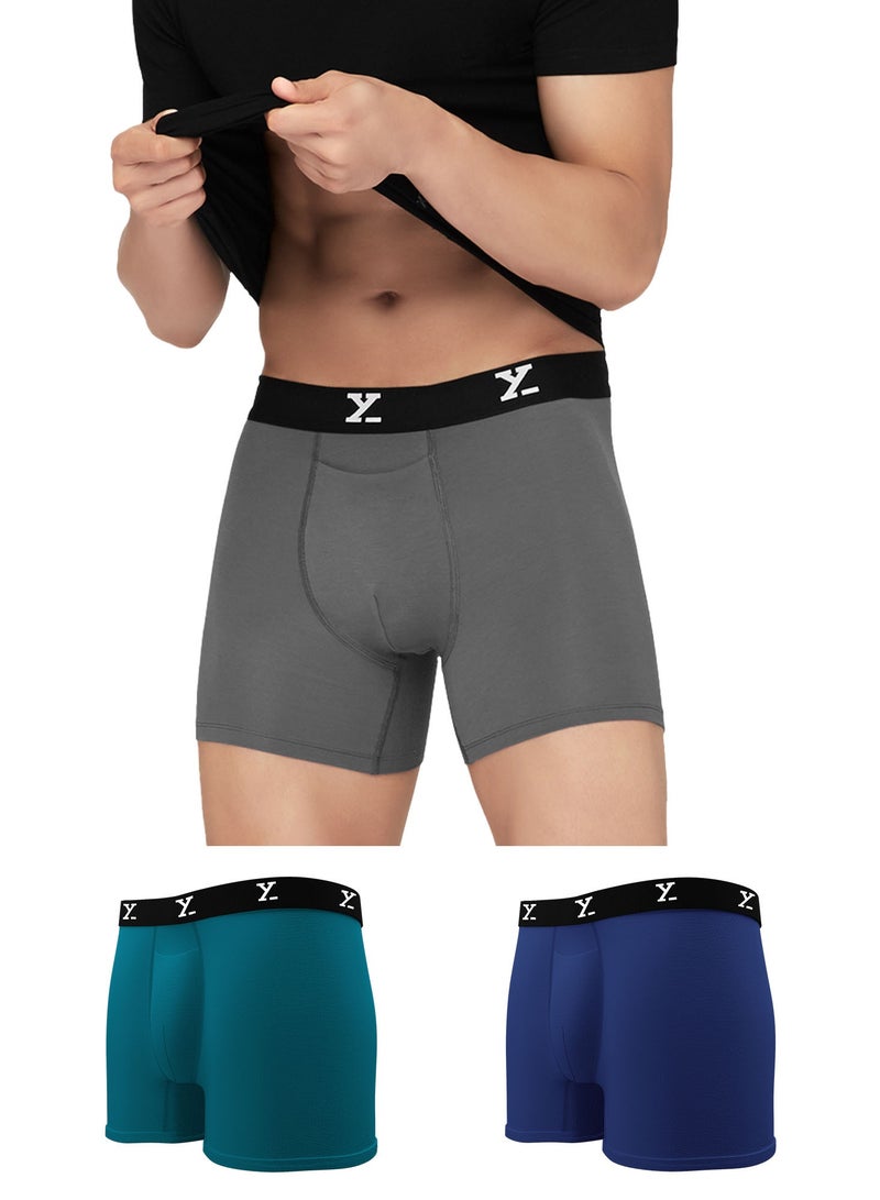 Pack of 3 men's IntelliSoft Modal Boxer Briefs