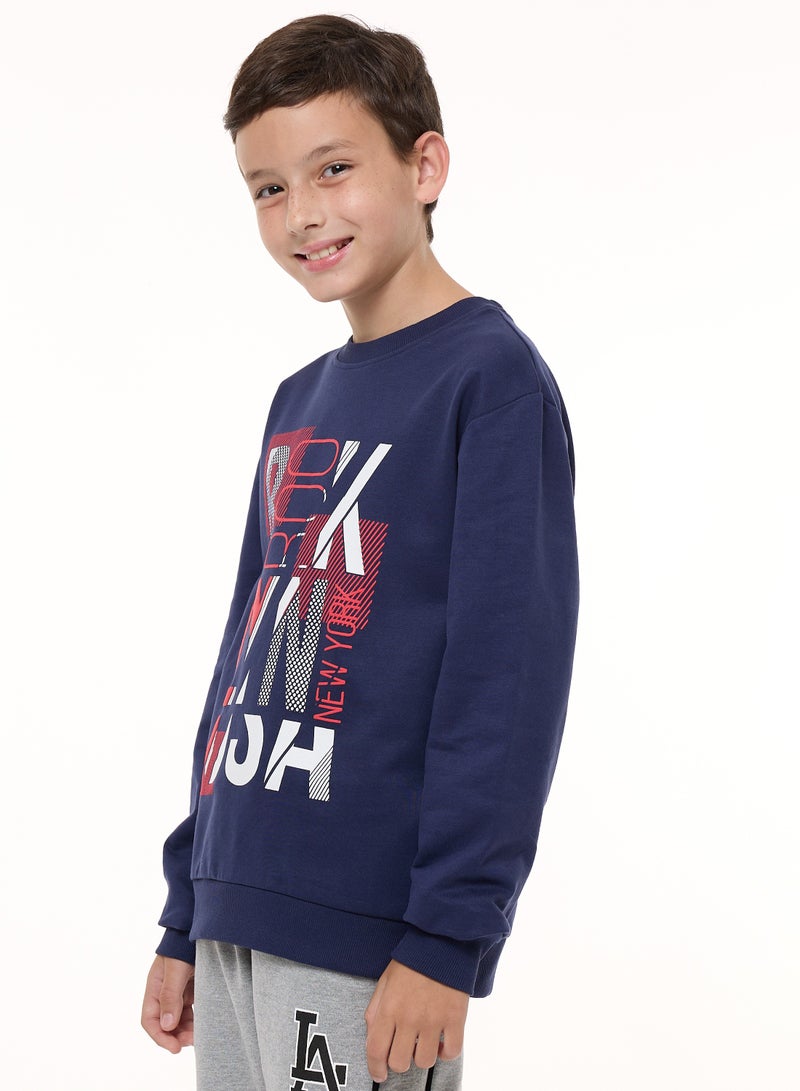 Boys' Sweatshirt  (8-14yrs) Navy