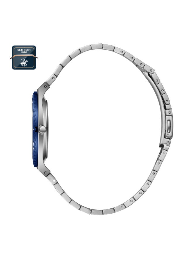 BEVERLY HILLS POLO CLUB Women's Analog Dark Blue Dial Watch - BP3713X.390