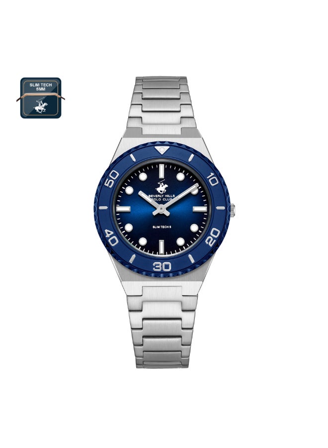 BEVERLY HILLS POLO CLUB Women's Analog Dark Blue Dial Watch - BP3713X.390