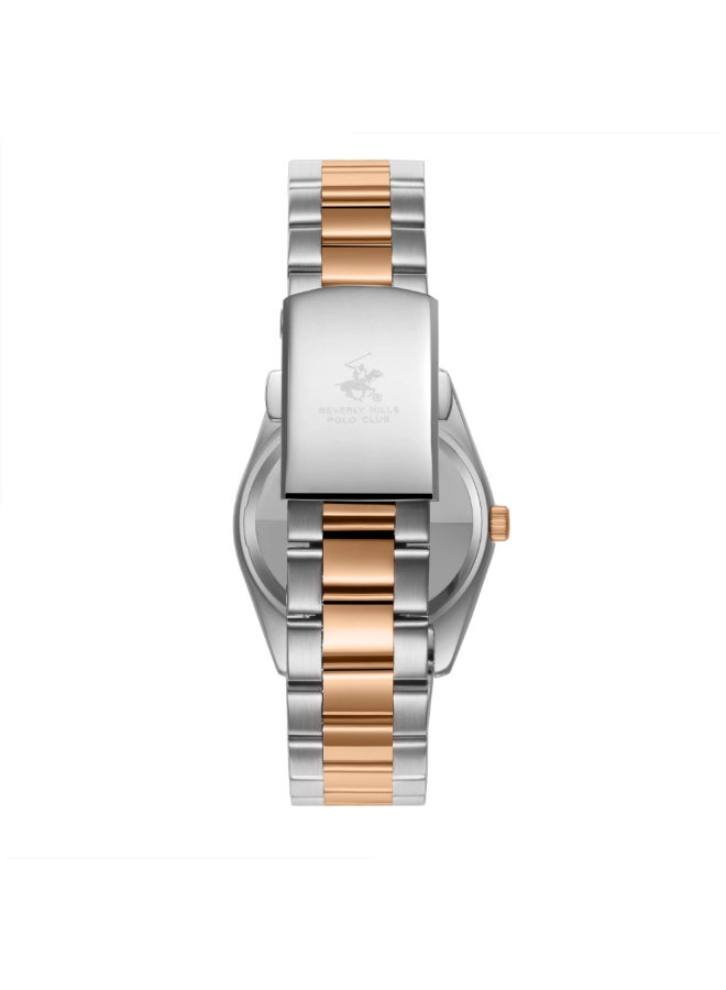 BEVERLY HILLS POLO CLUB Women's Analog Rose Gold Dial Watch - BP3649X.510