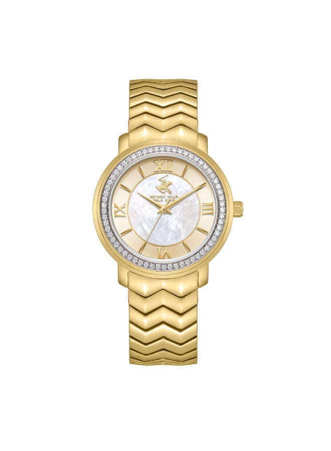 BEVERLY HILLS POLO CLUB Women's Analog MOP Dial Watch - BP3669C.120