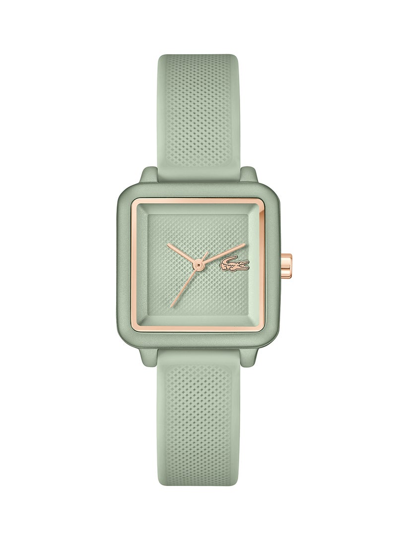 LACOSTE SQUARE ANALOG WOMEN'S GREEN CASE WATCH - 2001387