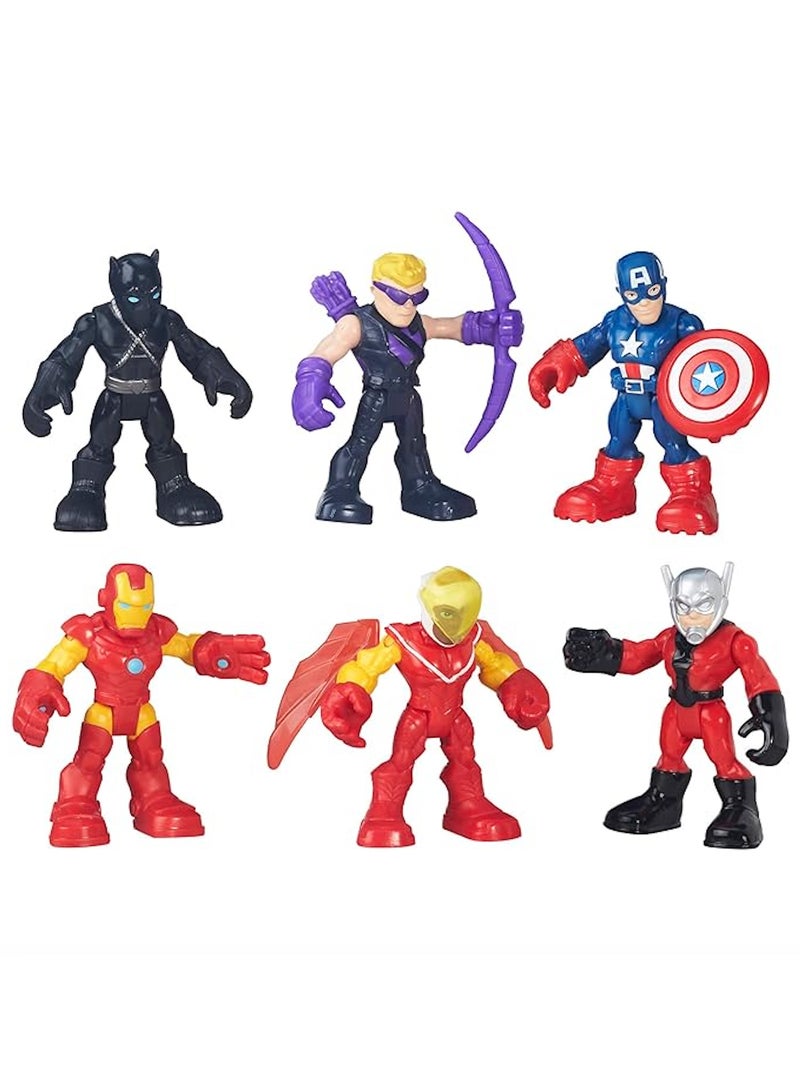 Playskool Heroes Marvel Super Hero Adventures Captain America Super Jungle Squad Action Figure Set