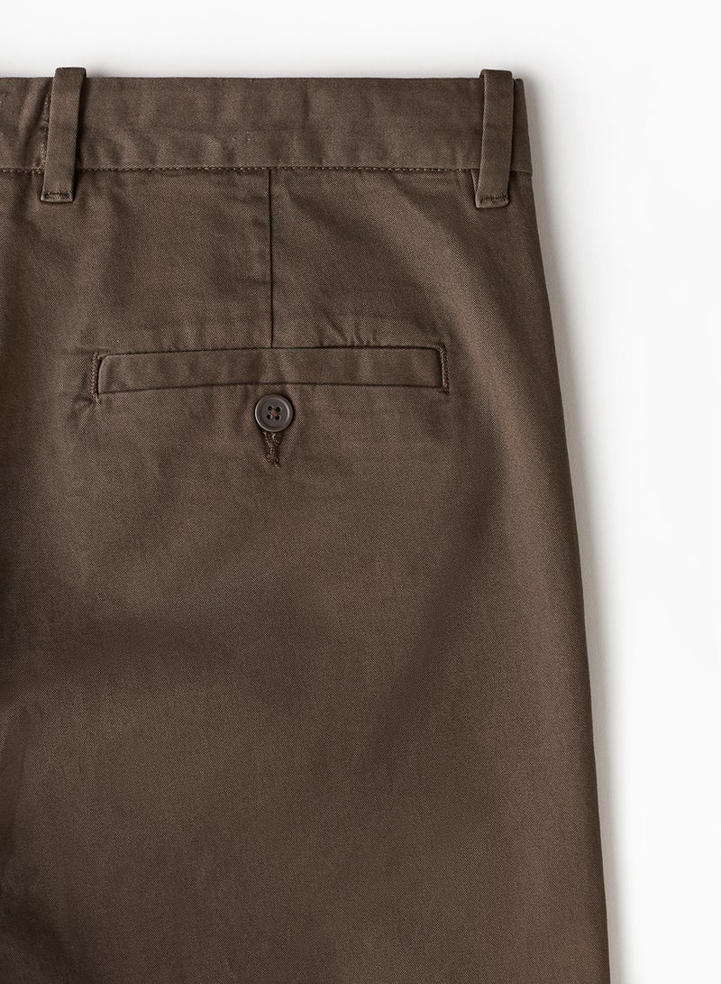 Slim Fit Cotton Chinos