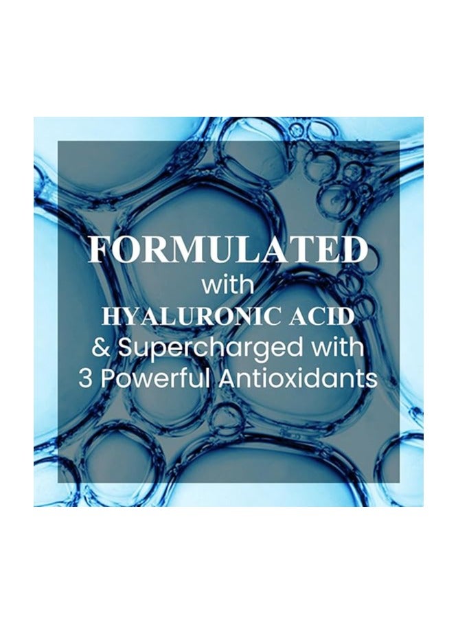 Hyaluronic Acid Face Serum 2.5% Pure Hyaluronic Serum Anti Wrinkle Anti Aging Hyaluronic Acid Serum for Face with Vitamin C and E Aloe Antiaging Hydrating Serums Skincare