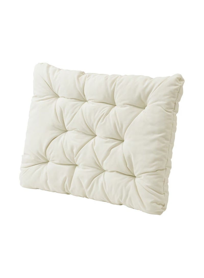 Back cushion, outdoor, beige, 62x44 cm