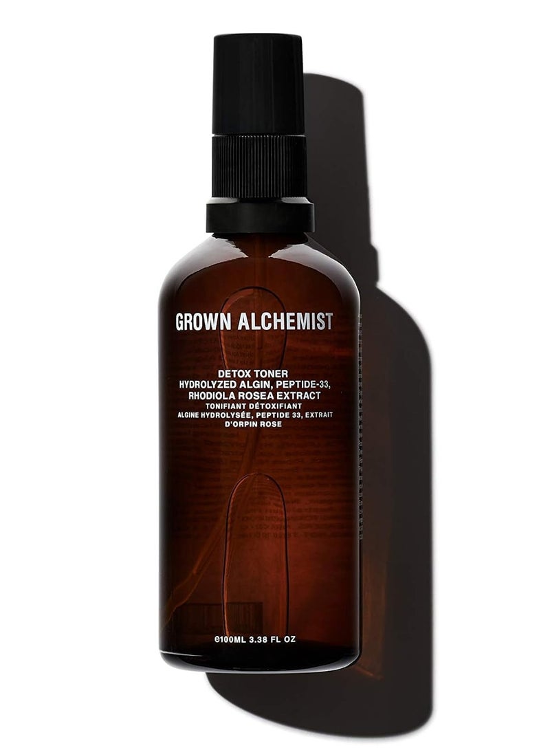Detox Face Toner Reishi Mushroom PHA Ginseng Toner for Face Hydrating and Repairing Bioactive Antioxidants for Mature Skin Brightening Glow Natural Organic Skincare Toner 100 ml