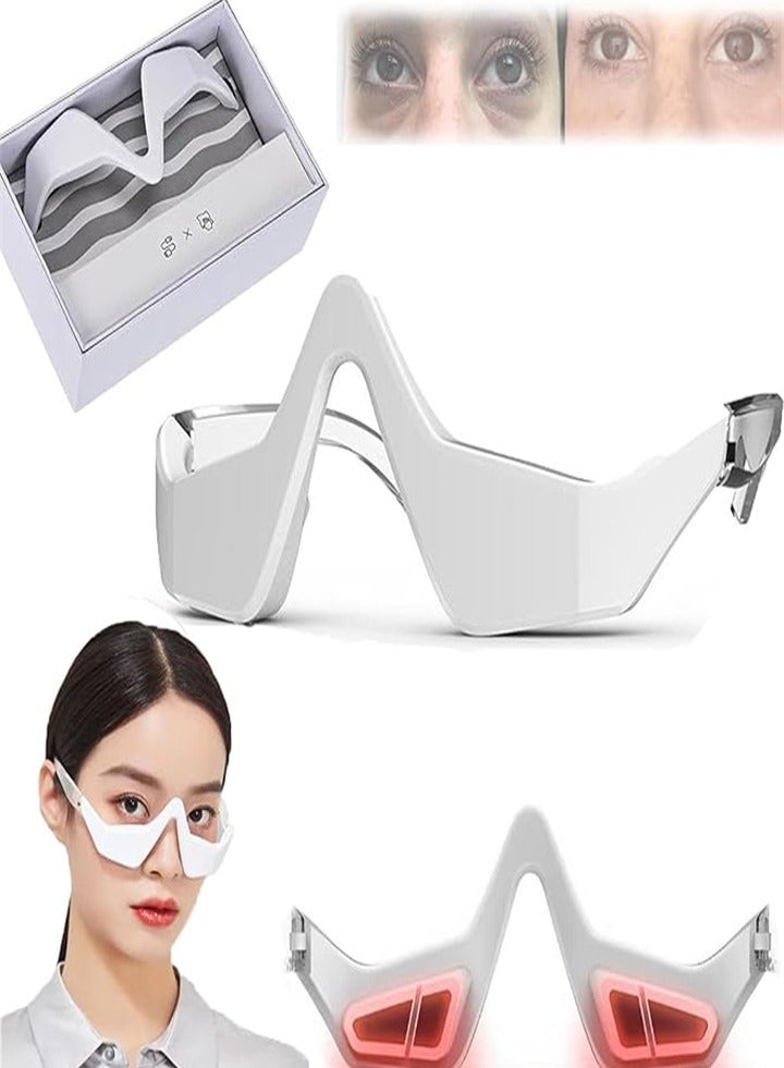 Upgraded version, micro-current eye beauty instrument, eye massager, promotes collagen production, significantly reduces wrinkles, dark circles and eye puffiness