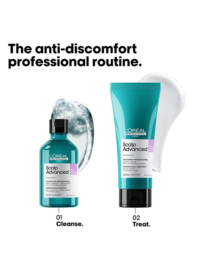 Scalp Advanced: Anti-Discomfort Glacial Utopia Duo Set | Shampoo 300Ml And Treatment 200Ml | Serie Expert