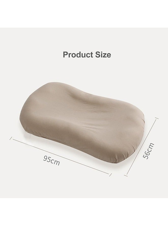 Baby Nest for Newborn 0-12 Month Baby Nest Cover with 100% Cotton Muslin Cover Portable Nest Sleeper Cover for Infant Breathable & Natural Baby Lounger (Light Brown)