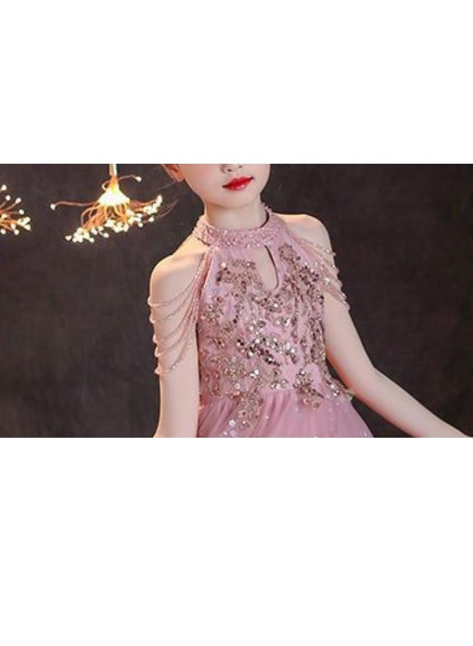 Children's High-End Fluffy Princess Dress Runway Performance Dress