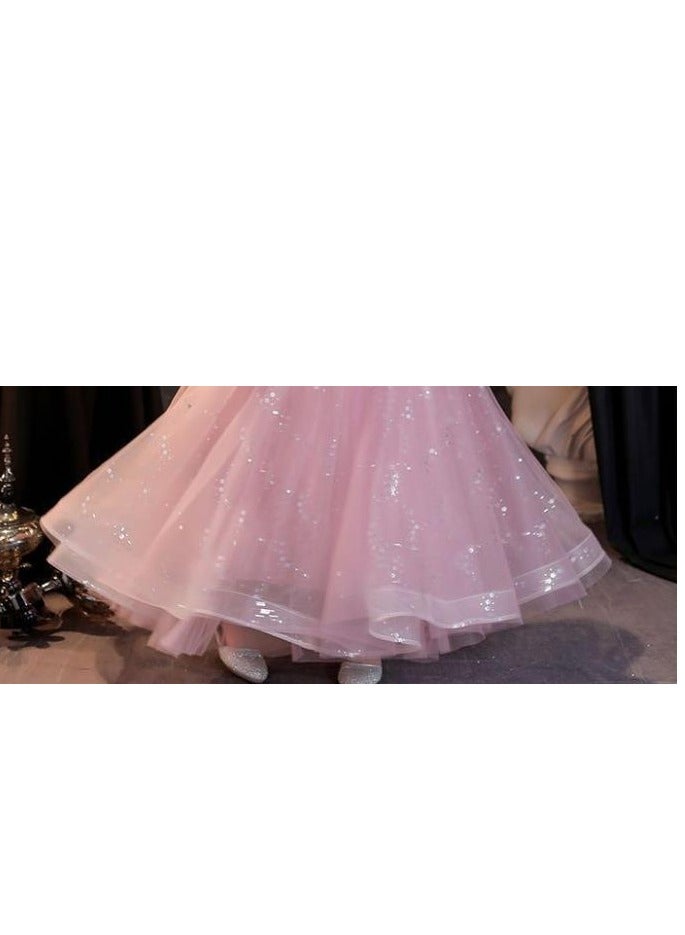 Children's High-End Fluffy Princess Dress Runway Performance Dress