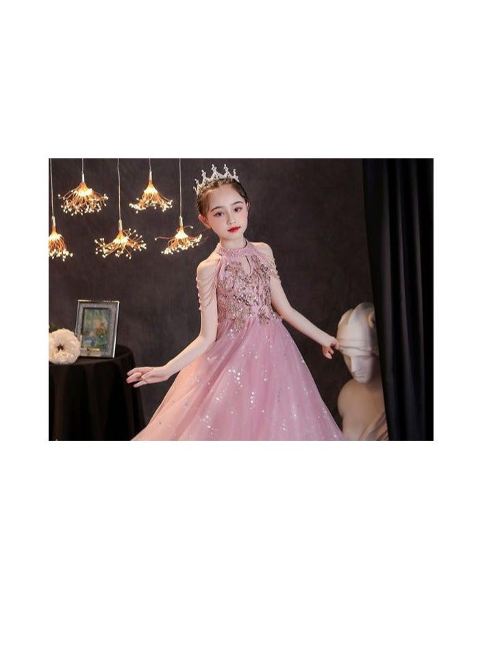 Children's High-End Fluffy Princess Dress Runway Performance Dress