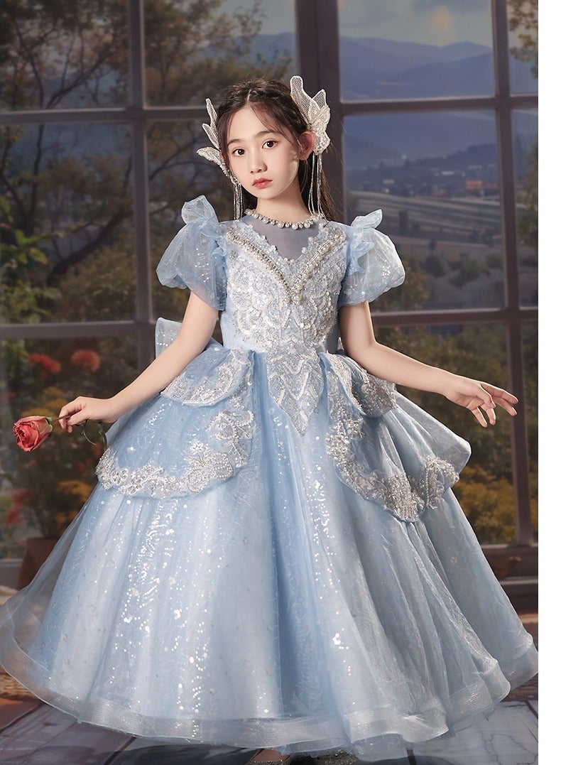 Children's High-End Fluffy Princess Dress Runway Performance Dress