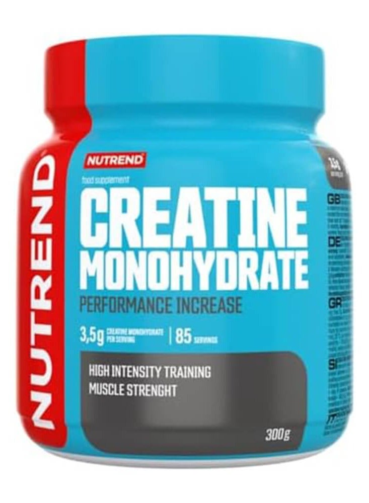 Nutrend, Creatine Monohydrate, Performance Increase, 300g, 85 Servings