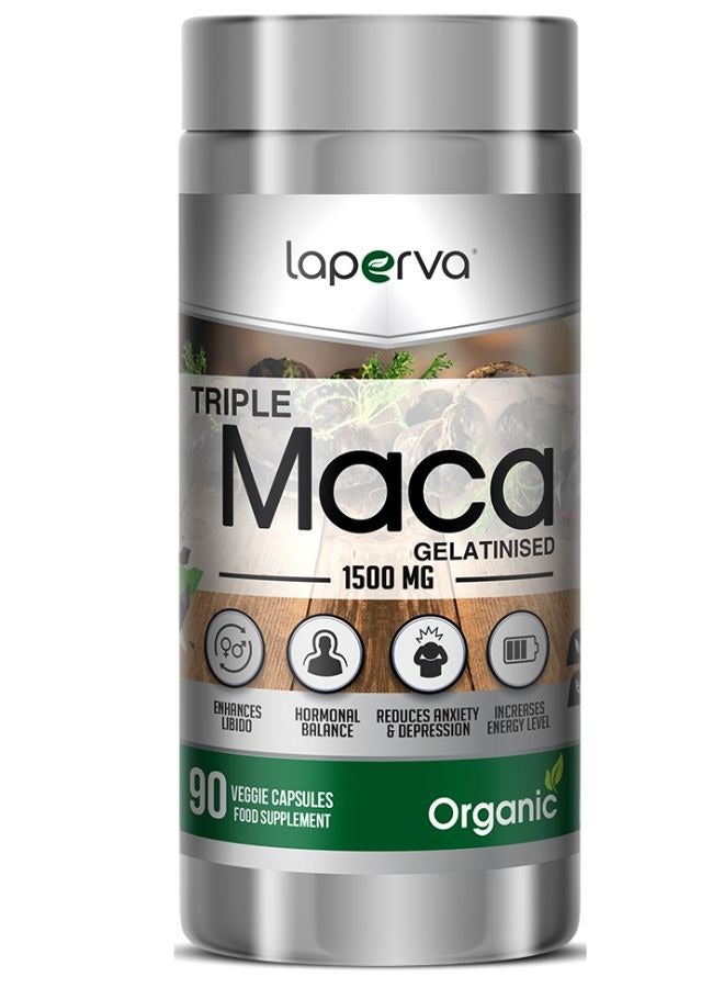 Organic Maca, 1500 mg, 90 Veggie Capsules