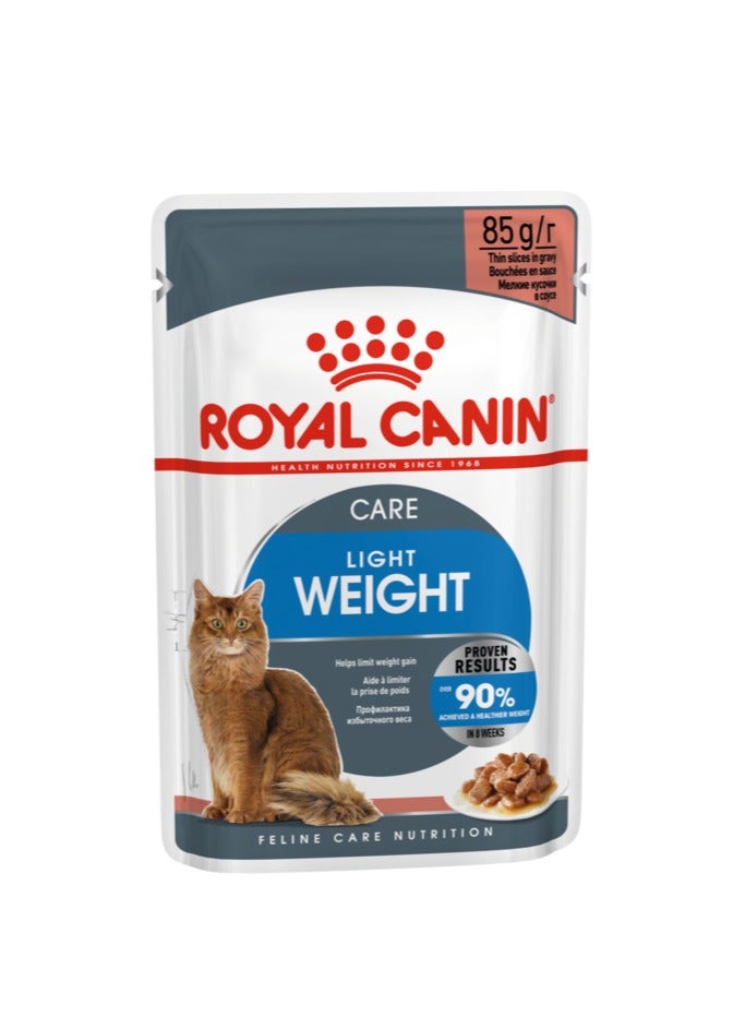 Royal Canin, Light Weight Care - 1box in 12pcs x 85g - For Cat wet food