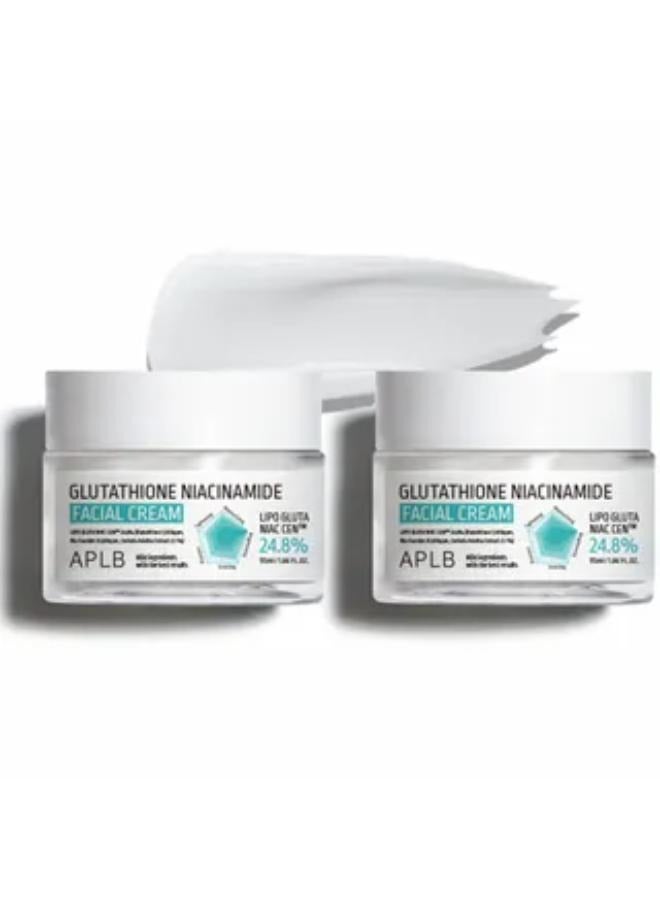 Glutathione Niacinamide Facial Cream Set 2 pcs