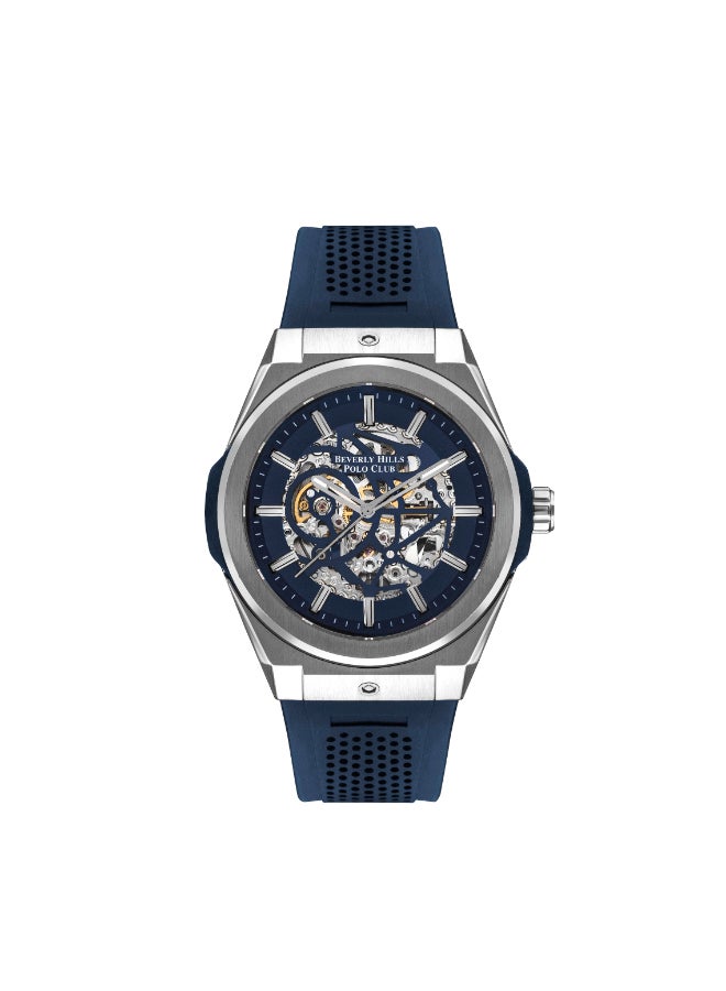 Beverly Hills Polo Club Men's Dark Blue Dial Mechanical Watch - BP3636X.399