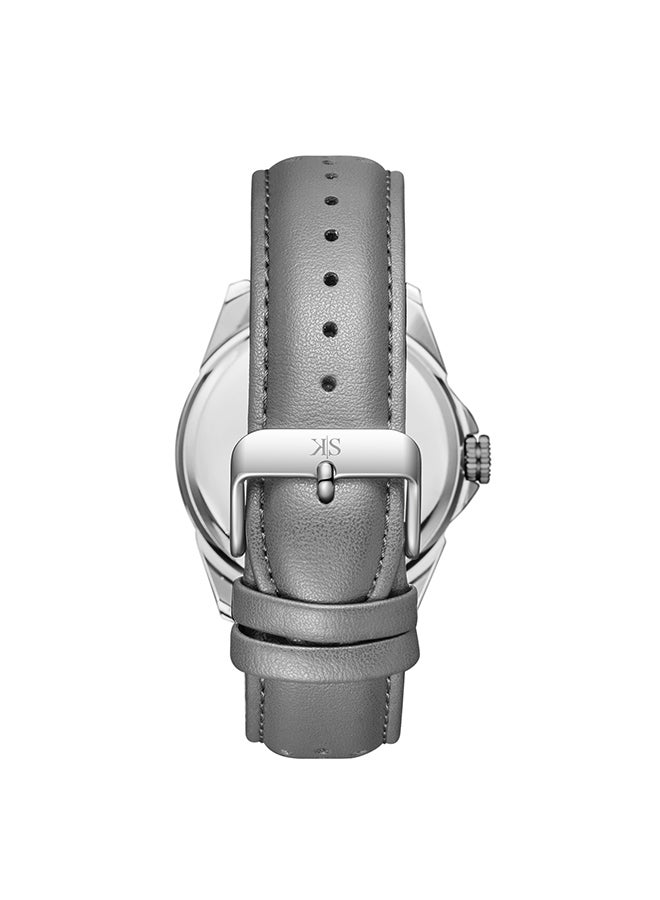 Kenneth Scott Men's Grey  Dial Analog Watch - K24022-XLXX