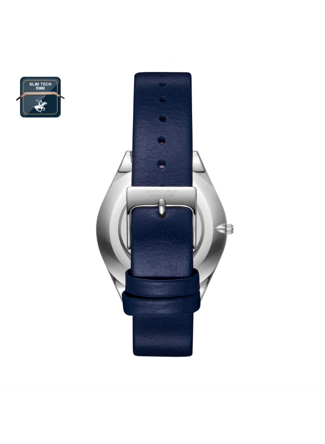 BEVERLY HILLS POLO CLUB Men's Analog Dark Blue Dial Watch - BP3712X.399