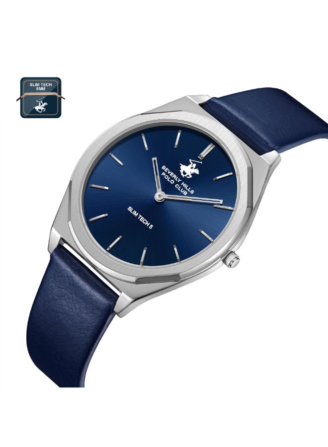 BEVERLY HILLS POLO CLUB Men's Analog Dark Blue Dial Watch - BP3712X.399