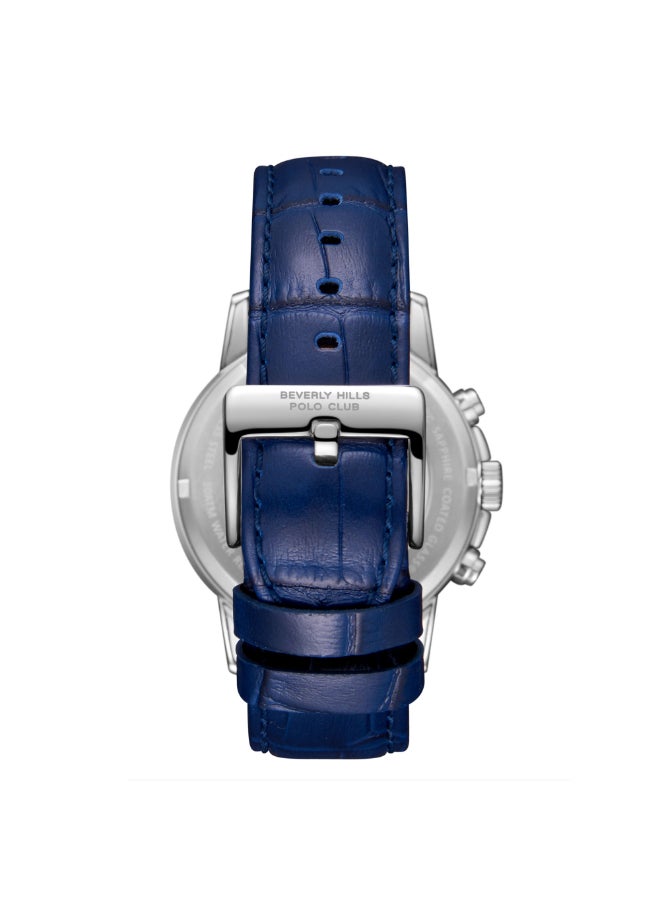 BEVERLY HILLS POLO CLUB Men's Multi Function Dark Blue Dial Watch - BP3646X.399