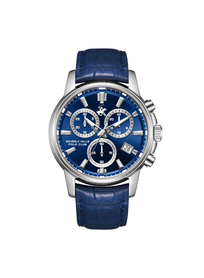 BEVERLY HILLS POLO CLUB Men's Multi Function Dark Blue Dial Watch - BP3646X.399