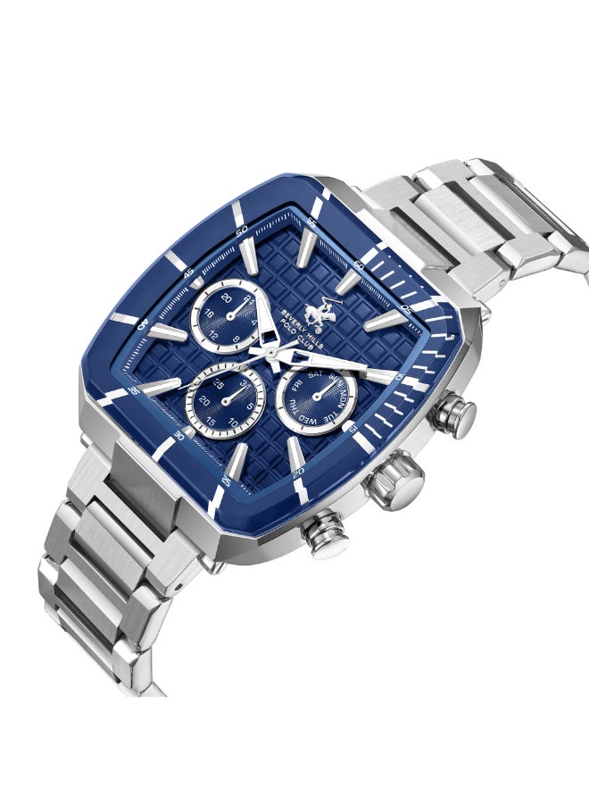 BEVERLY HILLS POLO CLUB Men's Multi Function Blue Dial Watch - BP3658X.390