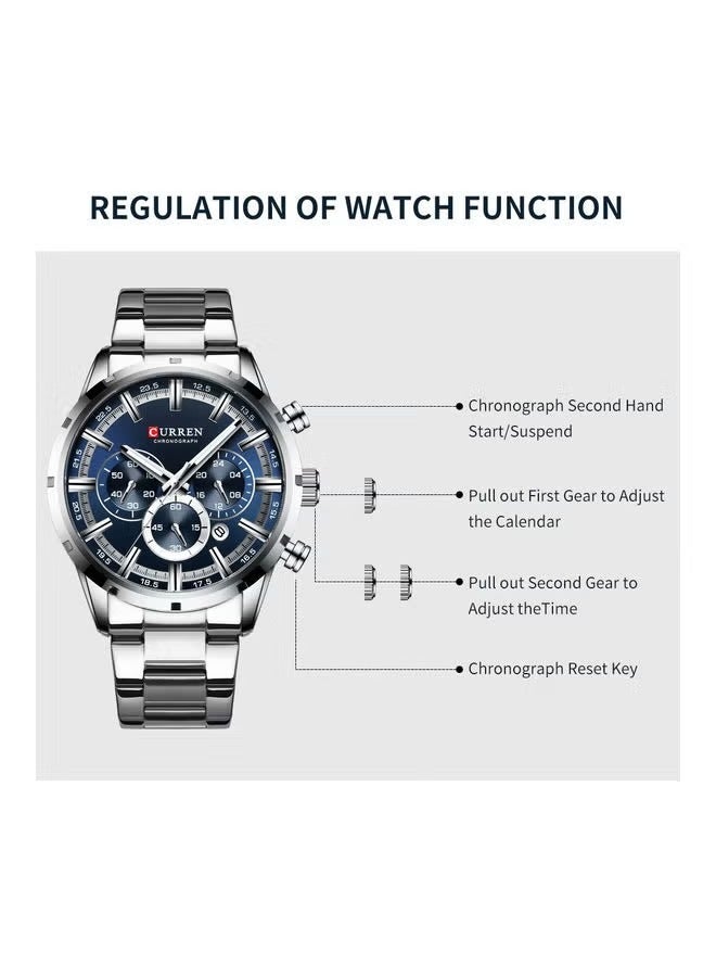 Men's 8355M Fashion Multifunction Analog Watch