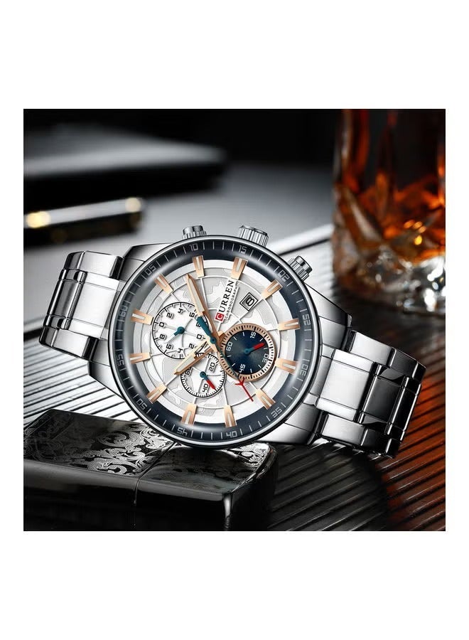 Metal Chronograph Wrist Watch