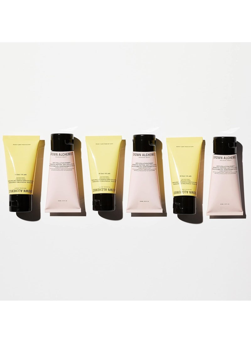 Save Face Kit Anti Pollution Primer and Ultra Sheer Natural Hydrating Sunscreen SPF 30 Lightweight Cream Boosts Hydration Silicone Free With Natural Zinc Oxide For All Skin Types