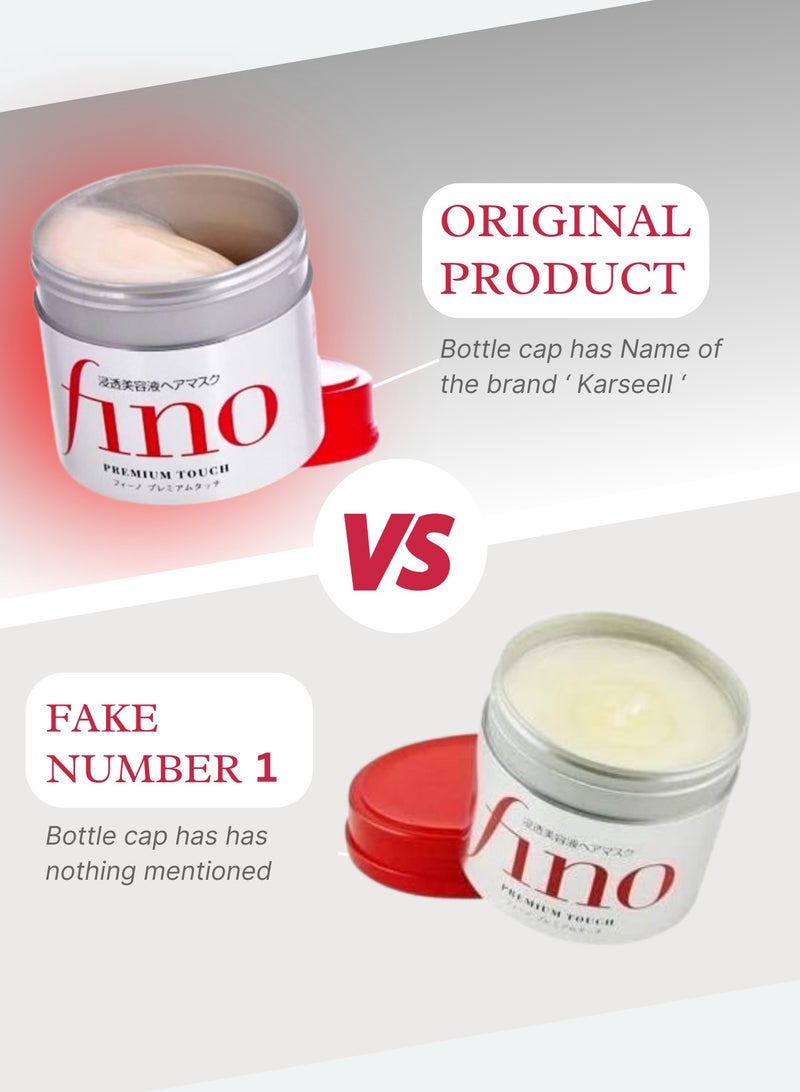 Fino Hair Mask – Deep Repair & Hydration, Nourishing Treatment for Damaged Hair, Enriched with Keratin and Moisturizers