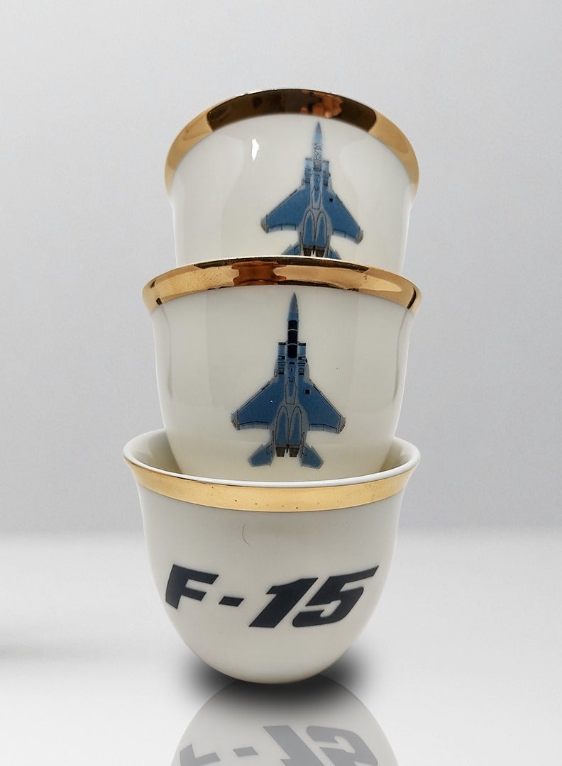 F15 GOLD ARABIC COFFEE CUP