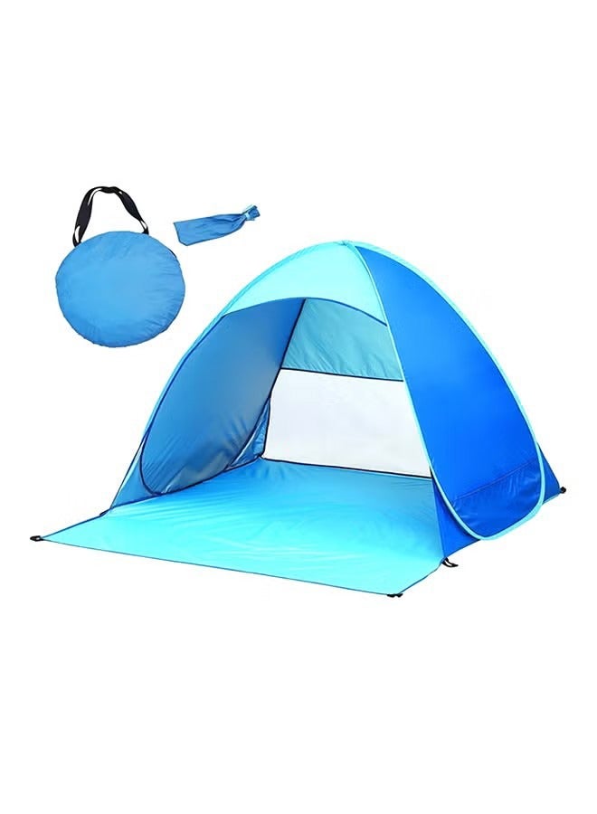 Portable Automatic Pop-Up Tent, Beach Tent Camping Tent, Suitable For 1-2 People Blue