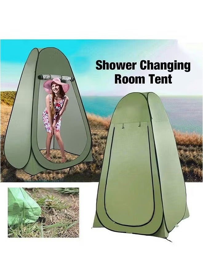 Outdoor Pop-Up Changing Tent, Portable Camping Tent, Green