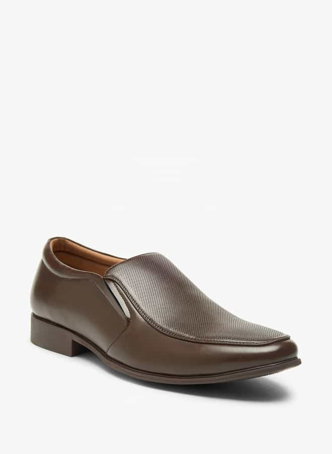 Men Solid Slip-On Loafers