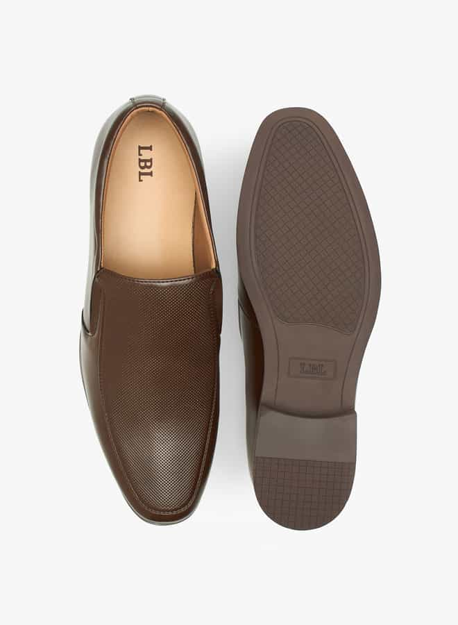 Men Solid Slip-On Loafers