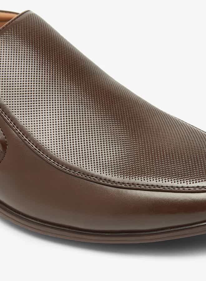 Men Solid Slip-On Loafers