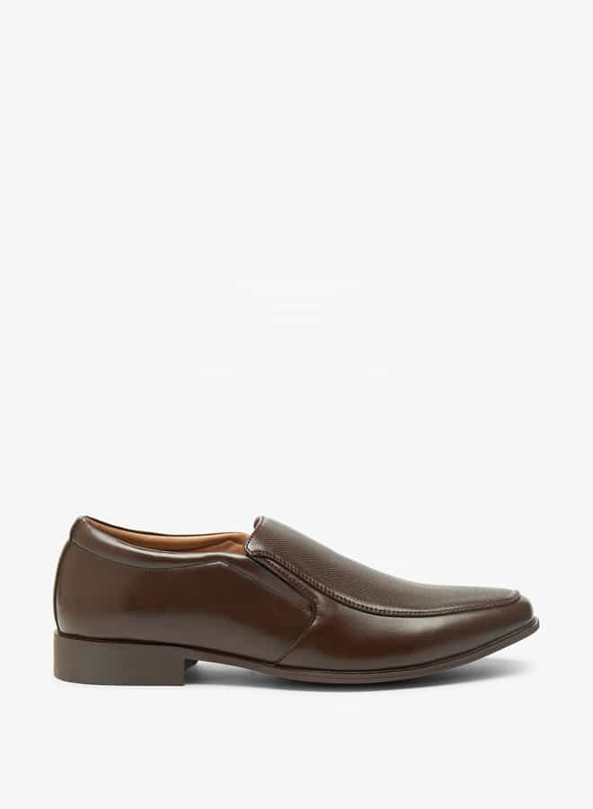 Men Solid Slip-On Loafers