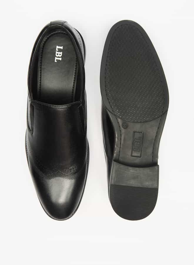 Men Solid Slip-On Loafers